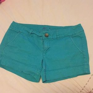 Teal shorts